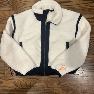 Free People black and white Fleece (BRAND NEW)